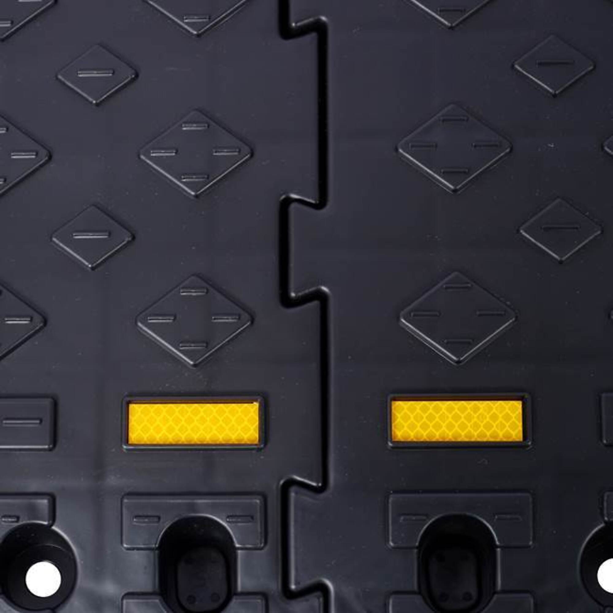 4" high Portable Automotive Curb Ramp 6600 Lbs Capacity (2 pack), BAC-W465P229058